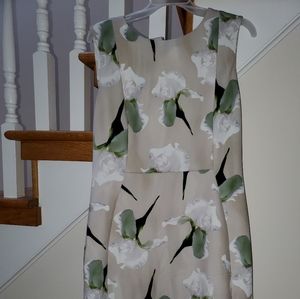 Calvin Klein Floral Scuba Sheath Dress